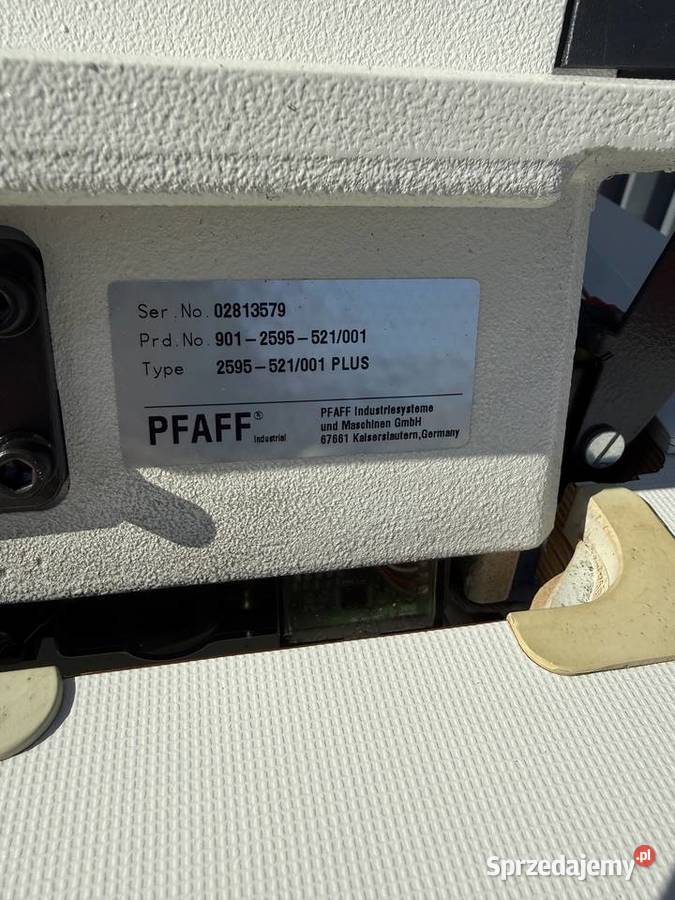 Pfaff 2595 PLUS automatyczna maszyna do szycia 1 mazowieckie sprzedam