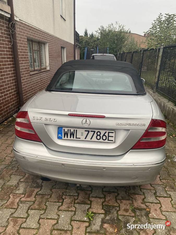 MercedesBenz CLK 200 Kompressor Cabrio 2003 mazowieckie Kobyłka