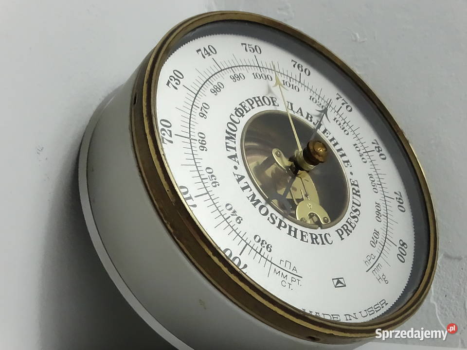 Unikalny Barometr Aneroid MADE IN USSR Vintage Biłgoraj sprzedam