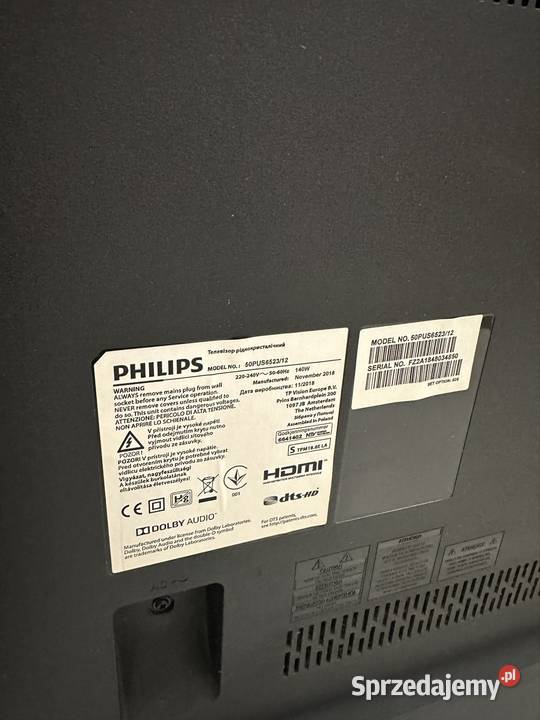 Telewizor Philips 50PUS652312 50 Rotmanka