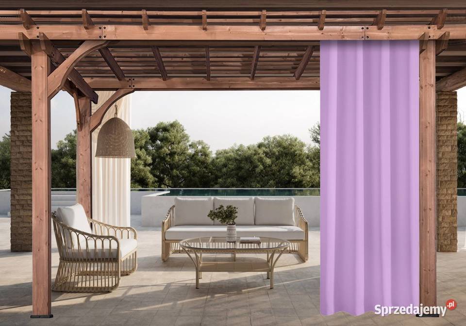 ZASŁONY OGRODOWE WODOODPORNE 155x200 TUNEL taras sprzedam