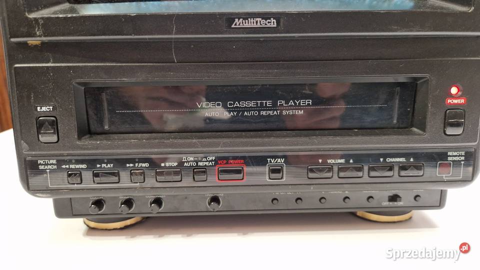 Telewizor multiTech z odtwarzaczem video VHS lubuskie