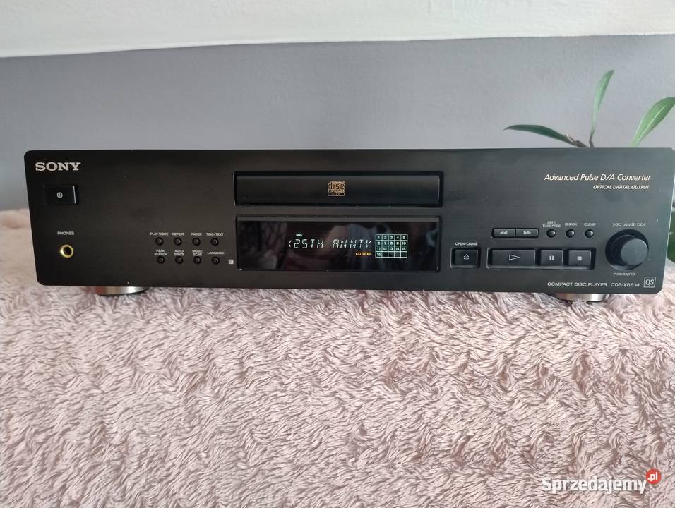 Odtwarzacz CD sony cdp xb 630 qs podkarpackie Trzebuska