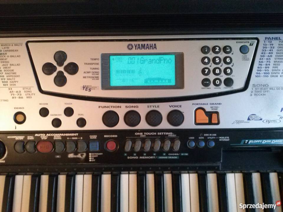 Yamaha PSR-340 Electronic Keyboard 61 Keys Japan PSR340 Porter Tone Black  Rare | eBay