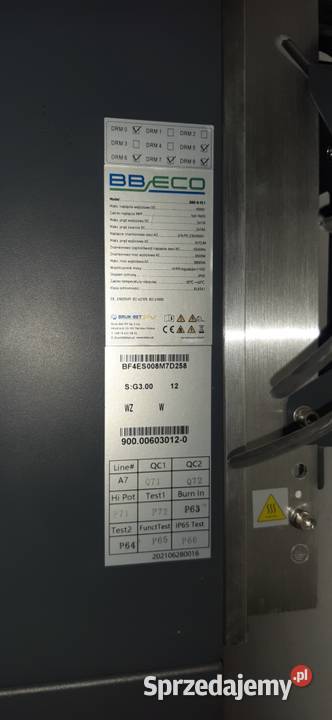 Sprzedam falownik 8kw BBECO małopolskie