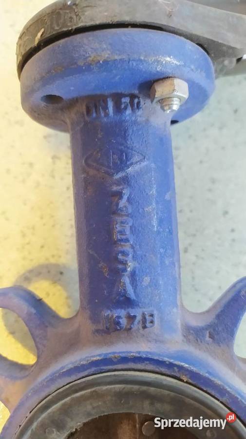 Przepustnica międzykołnierzowa z dźwignią DN50 2 Kalisz