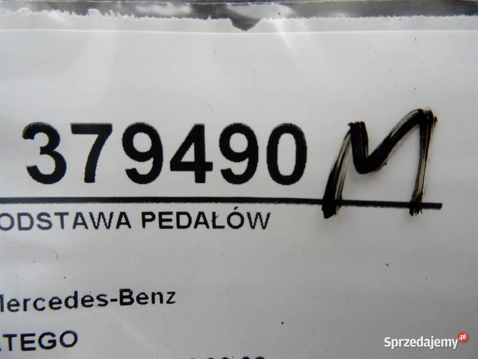 PODSTAWA PEDAŁÓW MERCEDES ATEGO 9804 A9702940001 sprzedam
