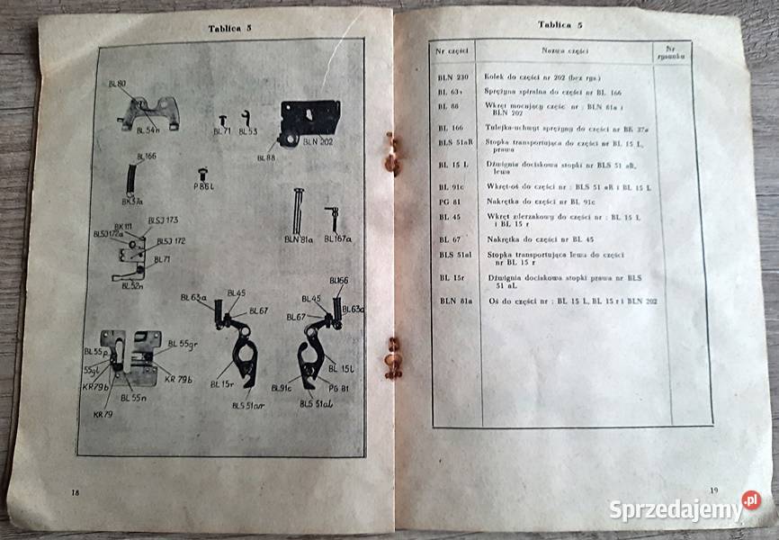 Katalog części zamiennych pikówka Strobel Kl 484 Ostrów Wielkopolski