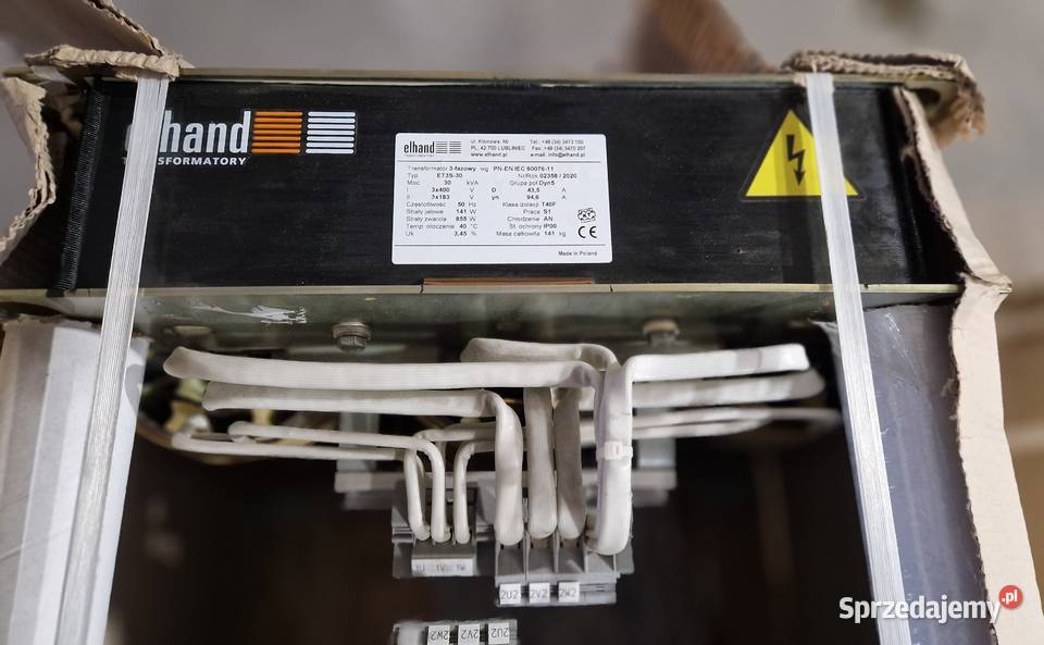 Transformator ET3S 30kVA 400183V ELHAND Katowice