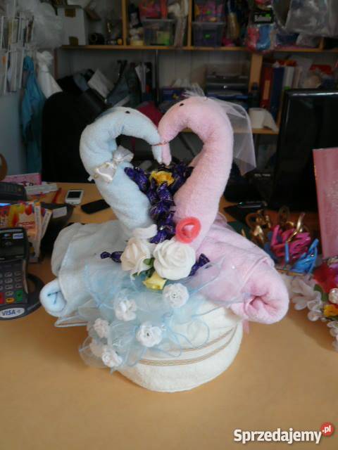 Torty z ręczników na ślub rocznicę urodziny Rękodzieło Wołomin