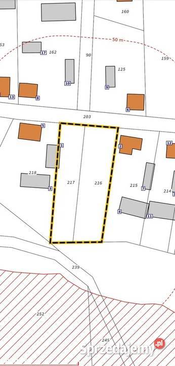 Działka budowlana 2113 m2 Wola Pobiedzińska