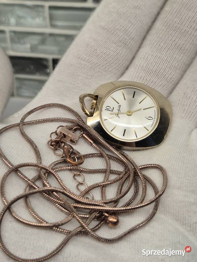 Rzadki unikalny zegarek naszyjnik Glashutte śląskie Chorzów sprzedam