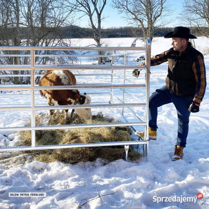 Bramka z podporami łukowymi ogrodzenie zwierząt Chojnice