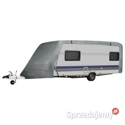 vidaXL Pokrowiec na przyczepę kempingową szary mazowieckie Warszawa