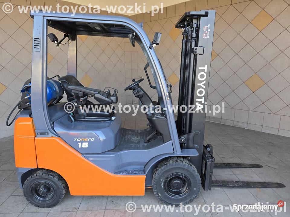 Wózek widłowy TOYOTA 8FGF18 wolny skok 8FG18 Wózki widłowe Wózki widłowe Mysłowice