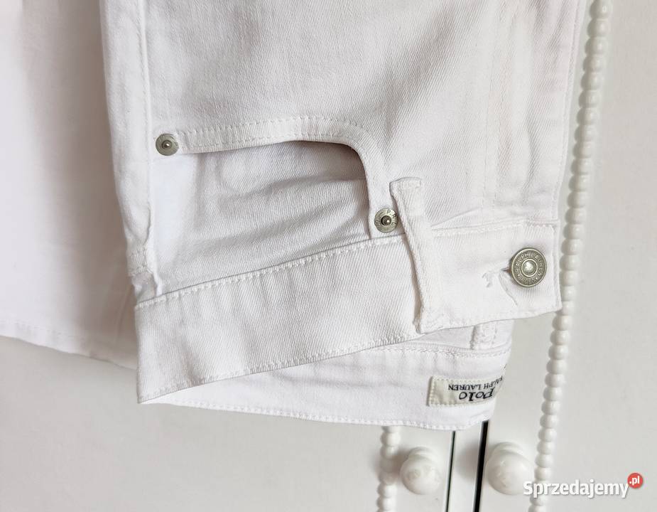Białe spodnie jeansy Polo Ralph Lauren The Szczecin