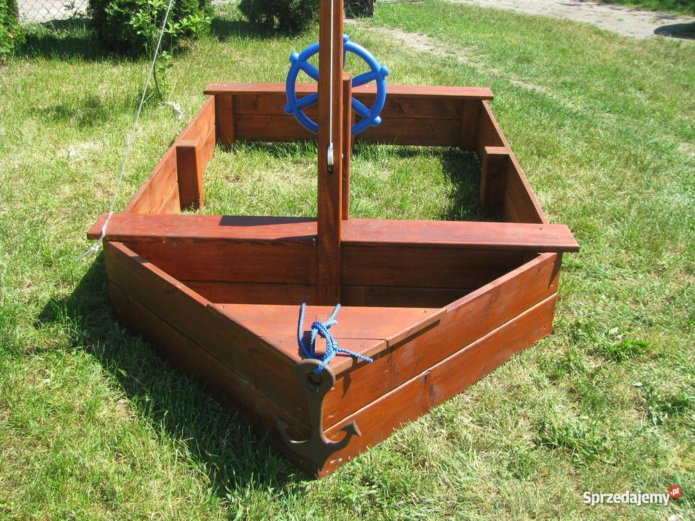 piaskownica drewniana małego Pirata Pozostałe Głogów