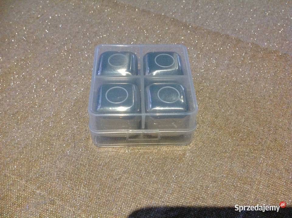 Kostki do Whisky ze Stali Nierdzewnej Metalowe 4 Pozostałe Nowa Sól