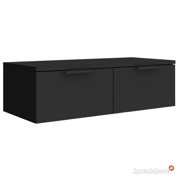 Szafka wisząca czarna 68x30x20 materiał Warszawa