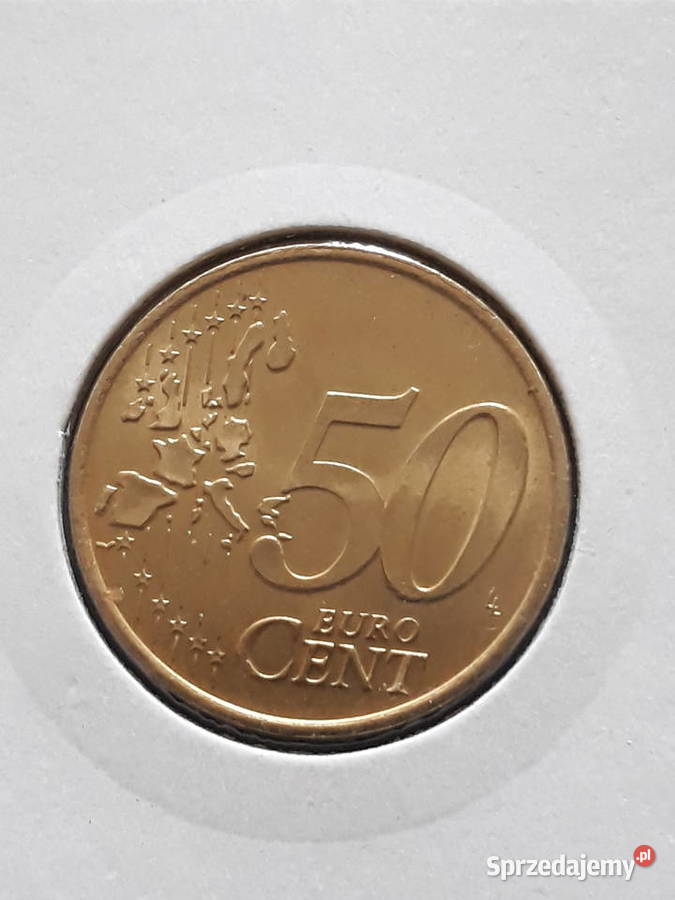 50 Eurocentów Holandia 2002 r Mennicze Konin