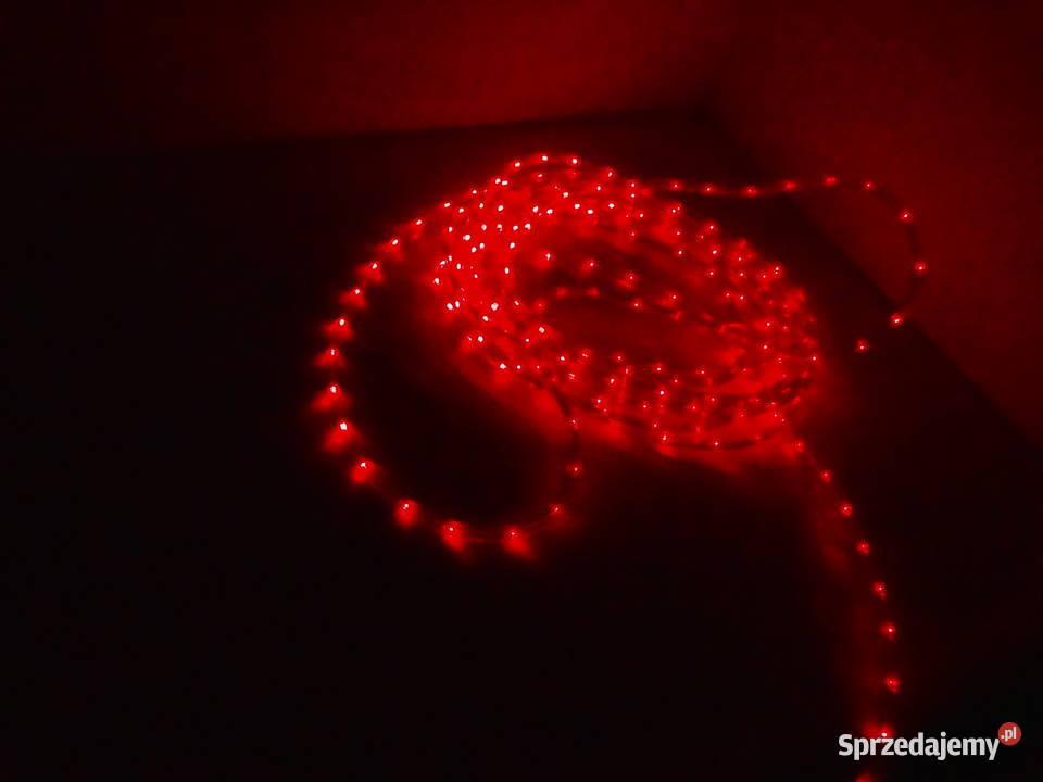 LED wąż świetlny 10 m czerwony do dekoracji Biłgoraj