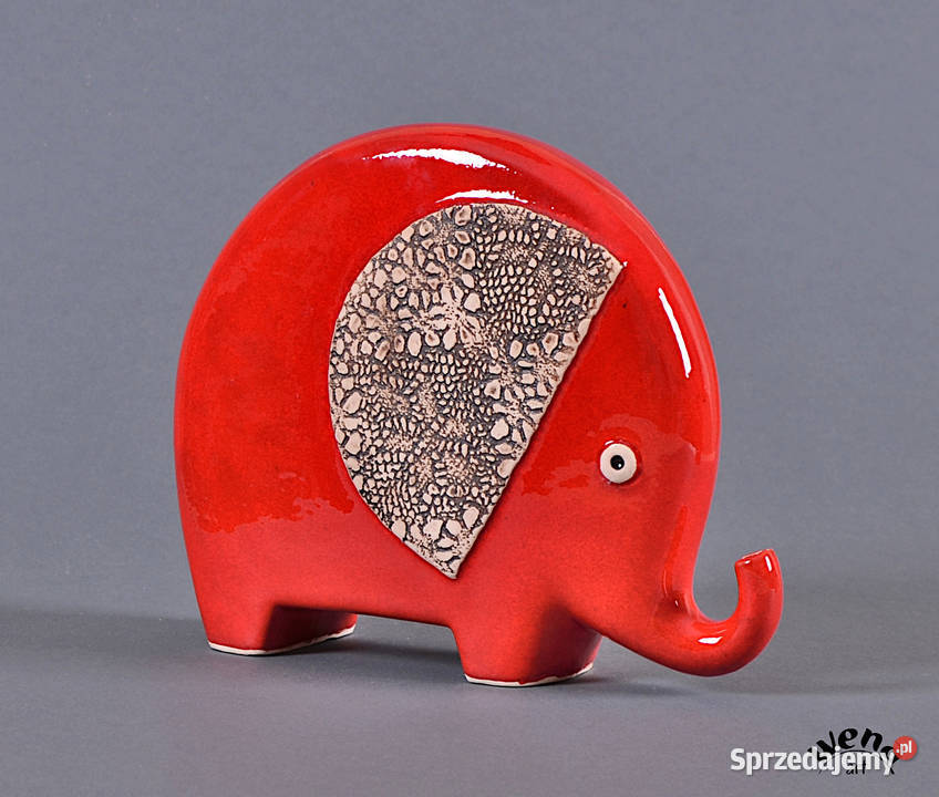 Słoń ceramiczny figurka słonia rzeźba słonia inny kolor Radom sprzedam