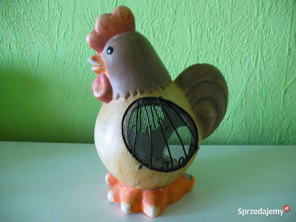 Kogut świecznik 21 x 16 x 12 Ręczne wykonanie