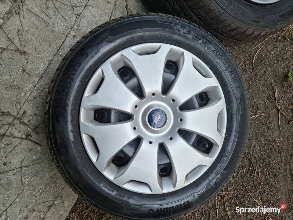 Koła zimowe 16 Ford 4 Barum Polaris 5 6 kołpaków Piekary Śląskie