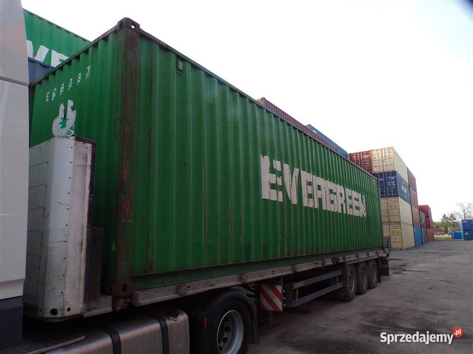 Kontener magazynowy 40HC używany 12 m Gdańsk