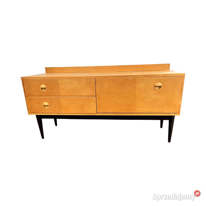 Niska komoda sideboard jesionowy duński design 41cm mazowieckie Warszawa
