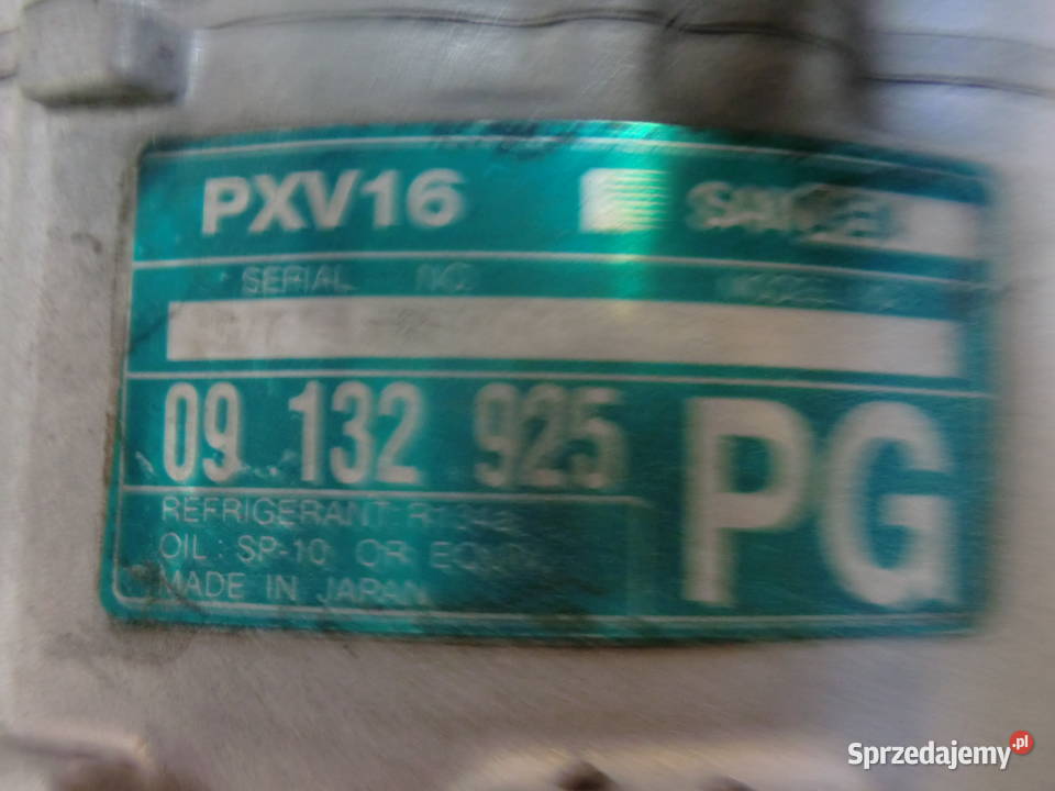 SPRĘŻARKA KLIMY KOMPRESOR 09132925 PXV16 ASTRA G Krzeszowice