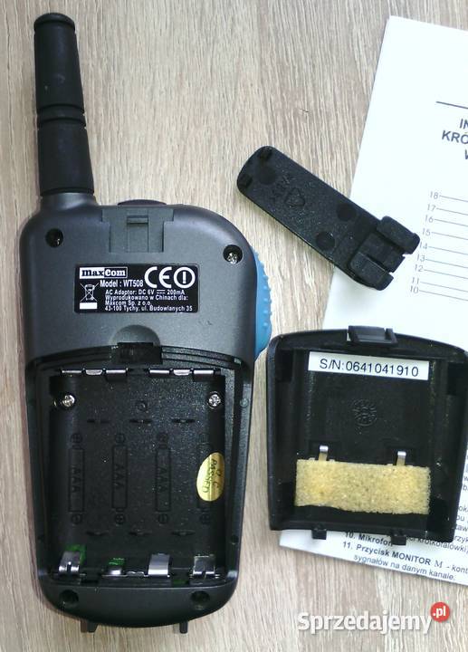 krótkofalówka Maxcom WT506 WT 508 KOMPLET Telefony i Akcesoria Stare Miasto