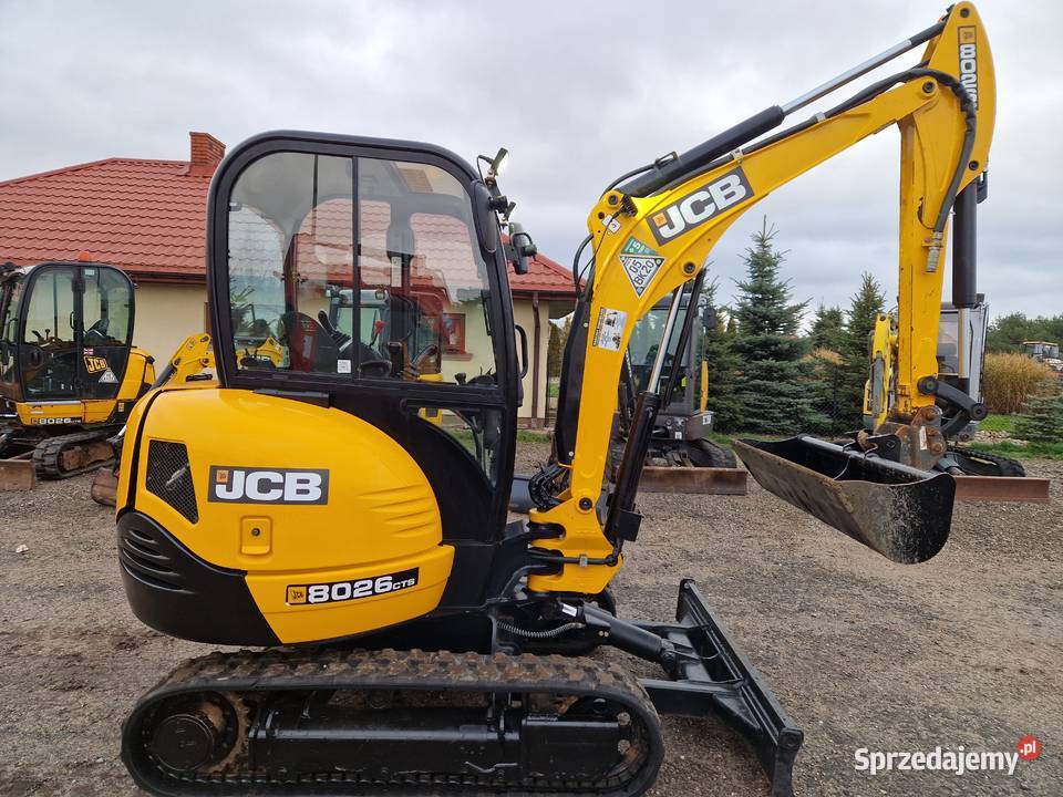 Minikoparka JCB 8026 CTS 2023r 400mtg lubelskie Ryżki