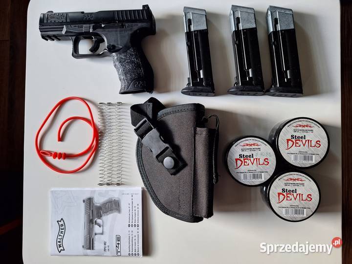 Wiatrówka Pistolet Walther PPQ M2 T4E CO2 RAM 3 Sporty strzeleckie i myślistwo Sosnowiec