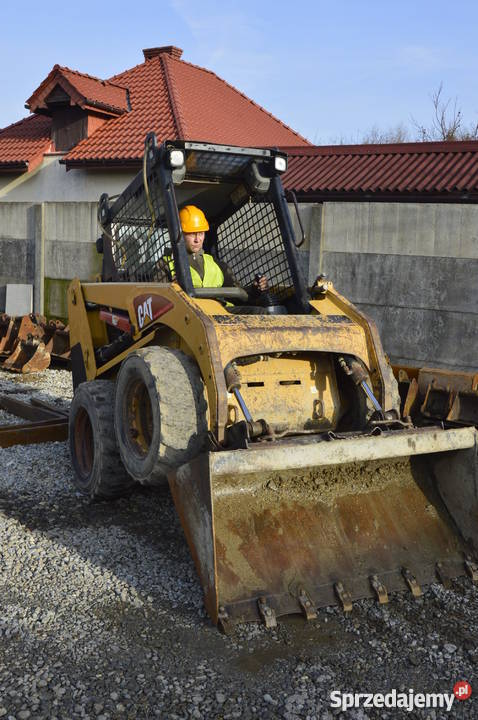 Mini Ładowarka miniładowarka CAT 216 2001r 3TONY łódzkie Złoczew