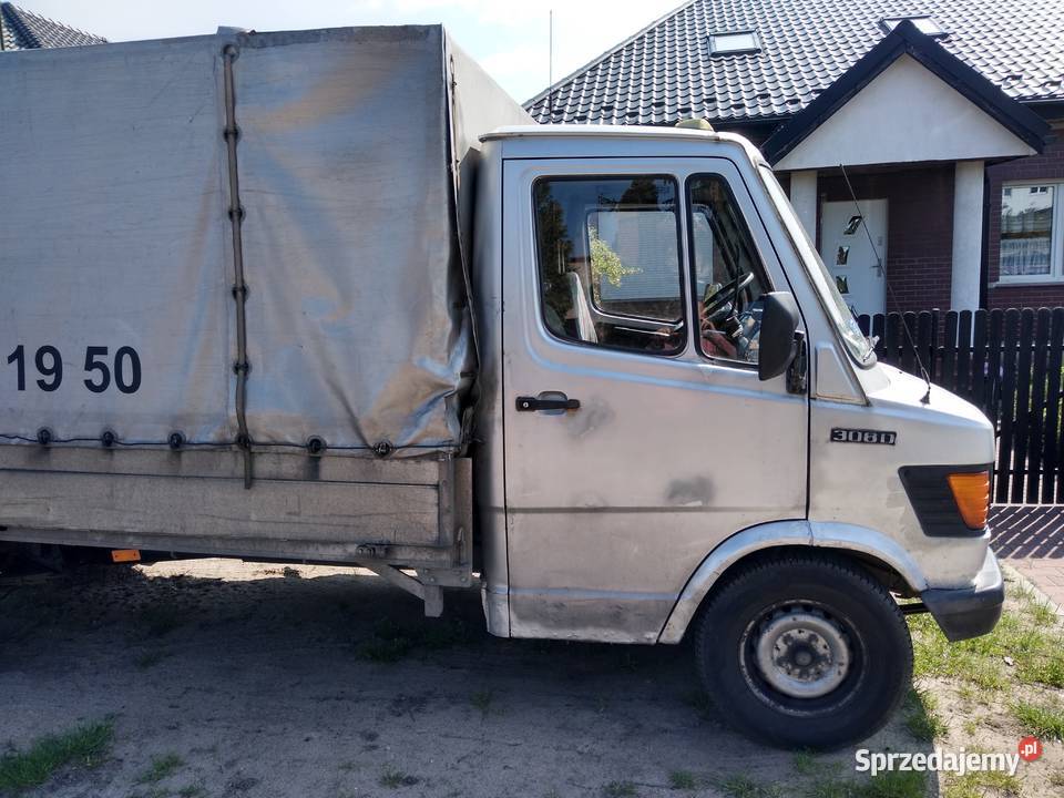 Mercedes 308d kaczka 45 metra plandeka wielkopolskie Obrzycko