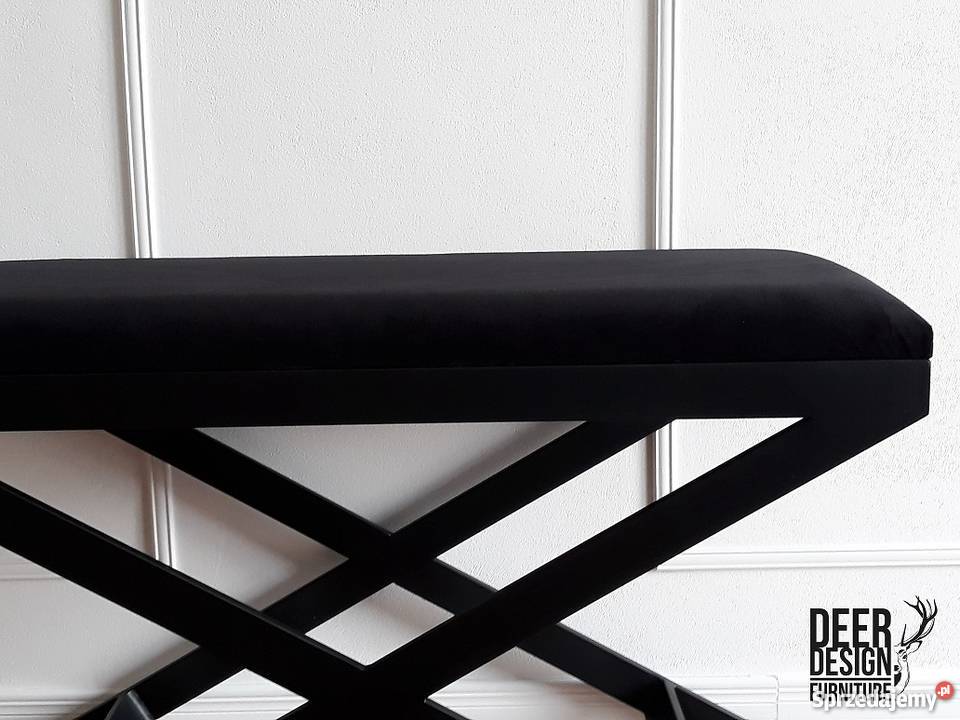 Ławeczka siedzisko tapicerowane stal Jasło