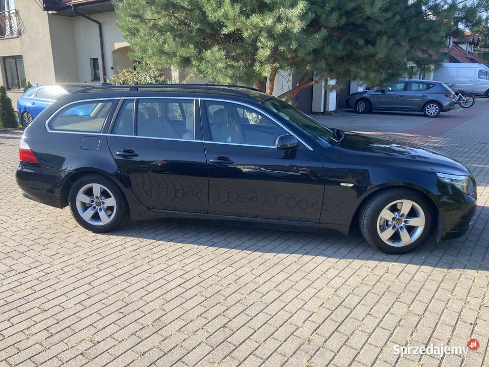BMW 520d KOMBI czarny mazowieckie
