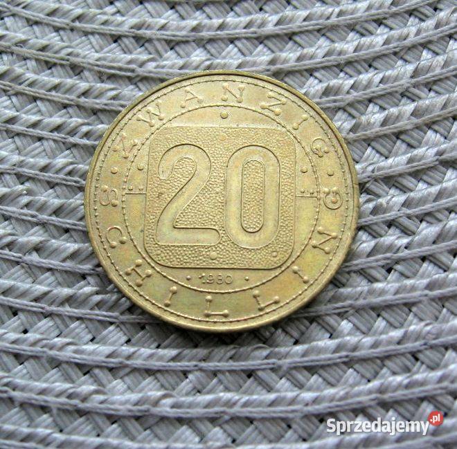 Austria 20 Szylingów 1980r Kraje Związkowe Kalisz