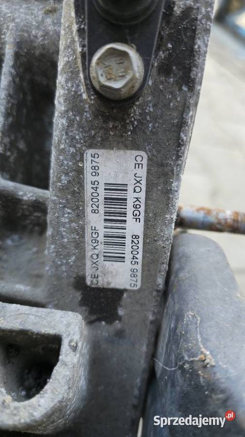 Skrzynia biegow JR5 124 renault clio 15 dci osobowe Klecza Dolna