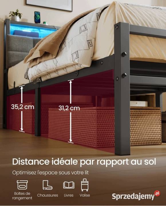 Łóżko młodzieżowe 40cm Siedlec