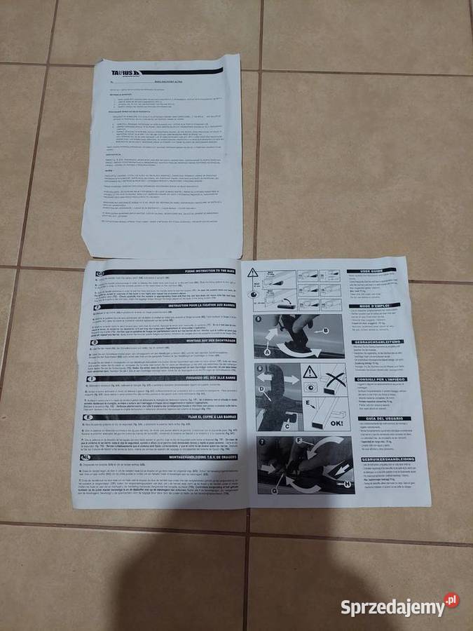 Boks bagażnik dachowy firmy TAURUS Mysłowice