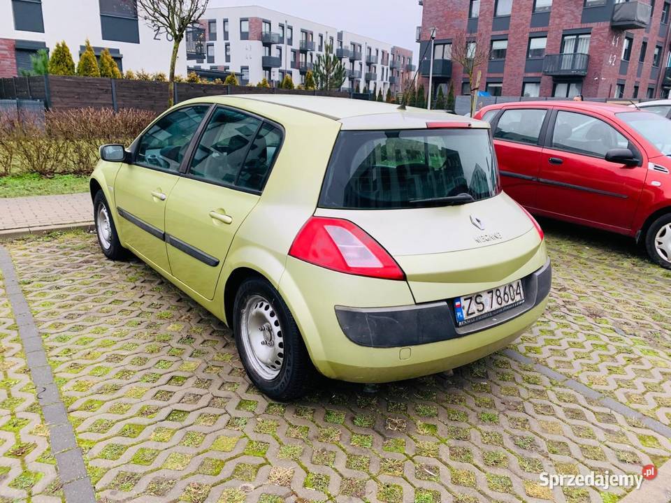 Renault megane II benzyna 5 drzwi autoalarm Szczecin
