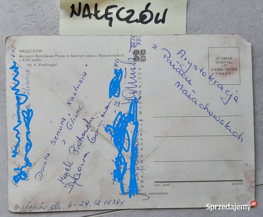 Cztery stare pocztówki kartki pocztowe Lublin Dąbrowa Górnicza