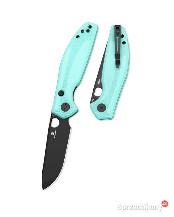 Nóż składany Bestechman Angry Owl Aqua G10 Black Warszawa