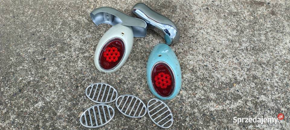 VW GARBUS OVAL DZIADEK LAMPY TYŁ NOWE OSŁONY Świdnica