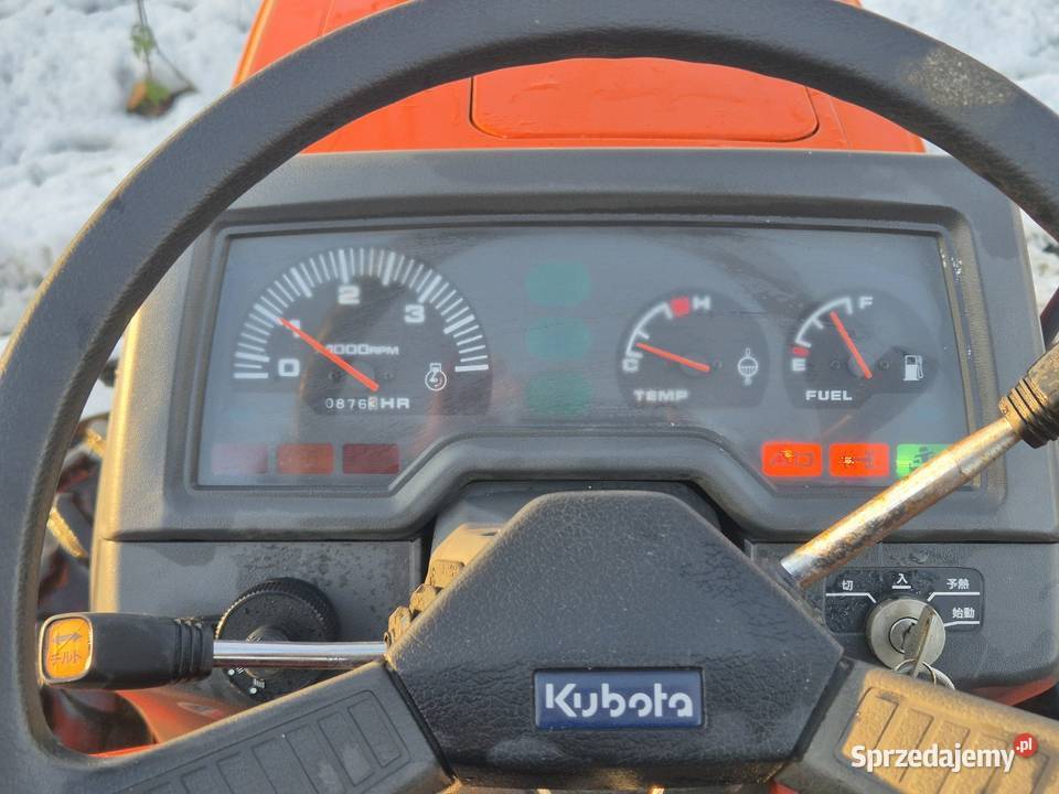 Traktorek KUBOTA GT23D 23 44 Wspomaganie