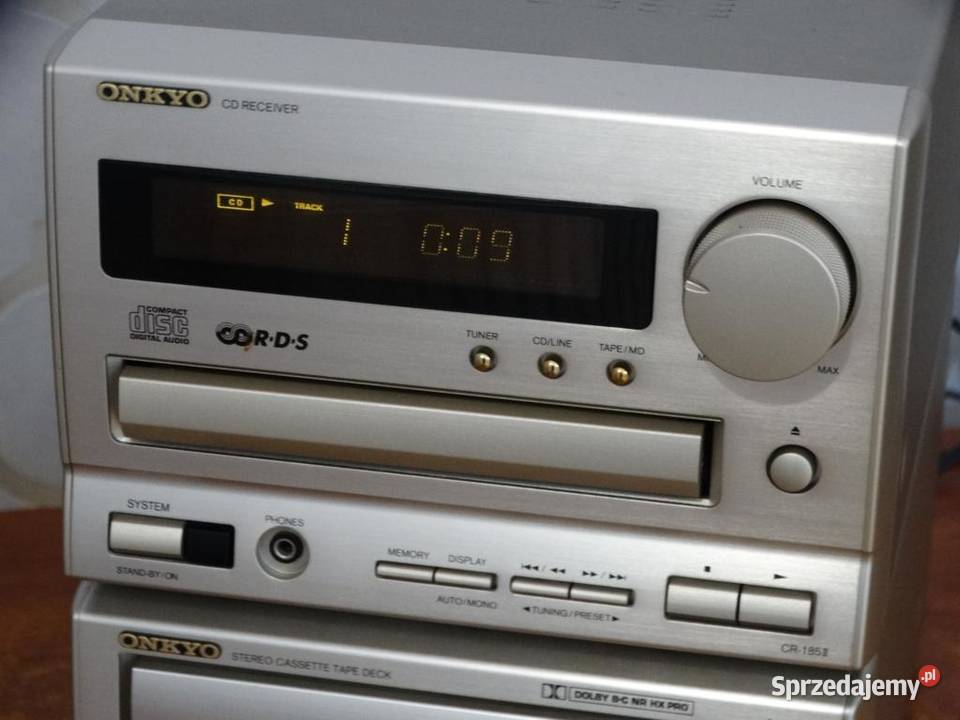 Amplituner Onkyo CR185 CD i mag mocnyWYSYŁKA Jasło