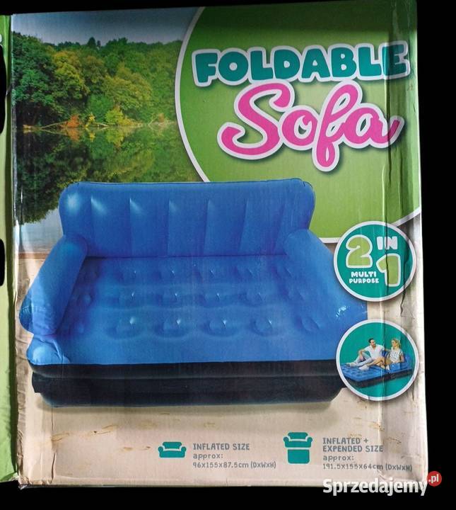 Sofa dmuchana składana lubuskie Lubsko