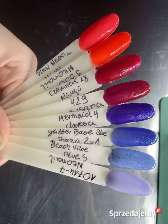 Zestaw do manicure hybrydowego żelowego śląskie